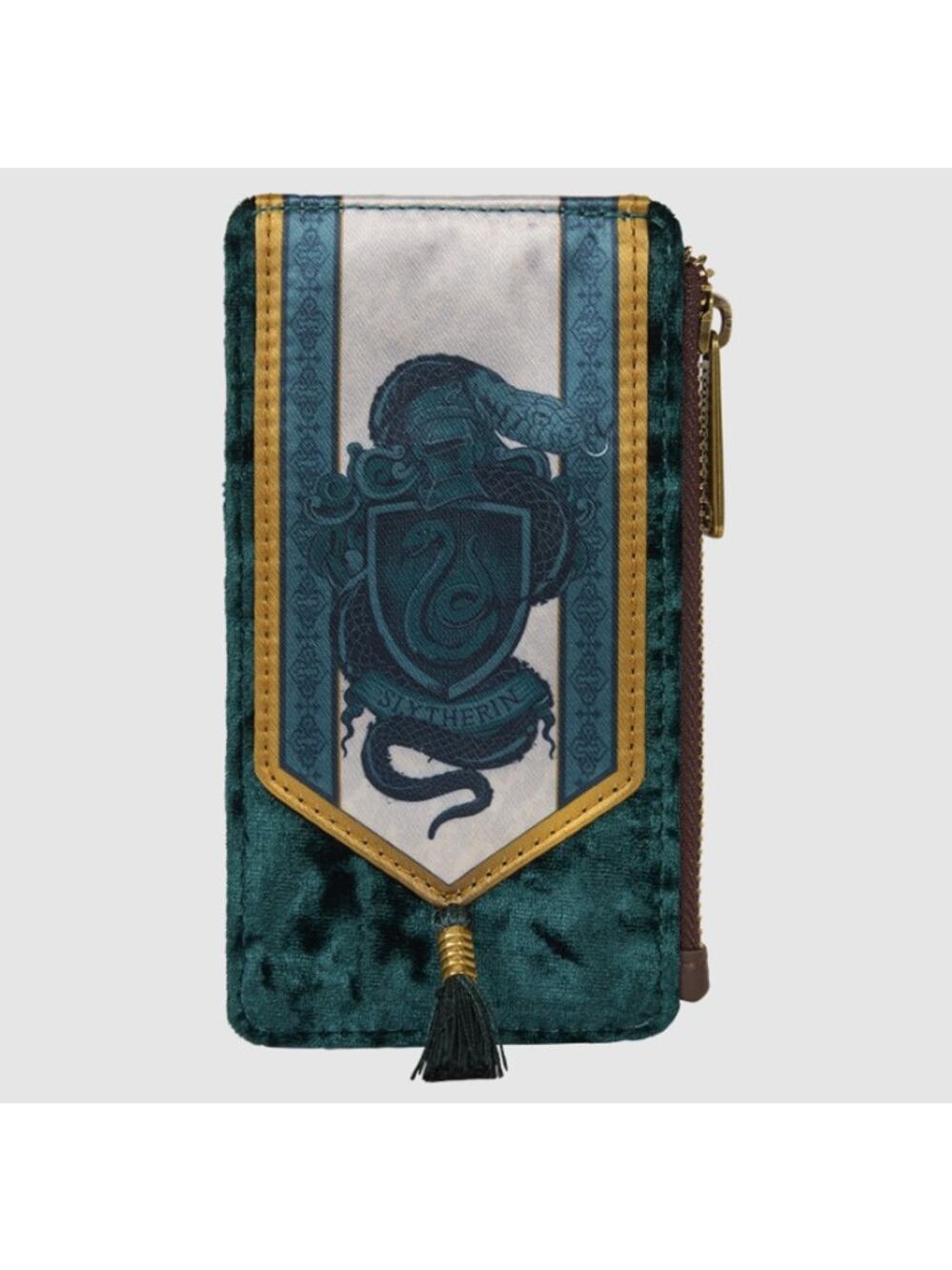 Loungefly Harry Potter Slytherin Banner Velvet Card Holder | NWT